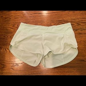 Mint Green Lululemon Shorts